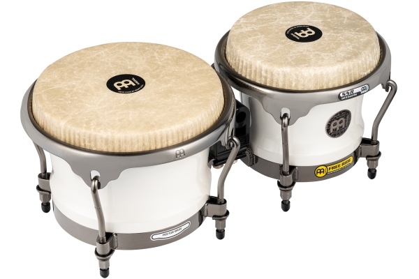 AS Roberto Serrano, REMO Fiberskyn Heads - 7"- 8 1/2" Pearl White