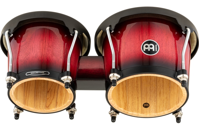 Set bongos Meinl Headliner Serie Wood Bongo 6 3/4" MACHO &#38; 8" HEMBRA - Wine Red Burst