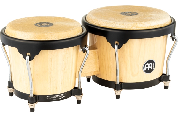 Headliner Series Wood Bongo 6 3/4" MACHO & 8" HEMBRA - Natural Headliner Series Wood Bongo 6 3/4" MACHO & 8" HEMBRA - Natural