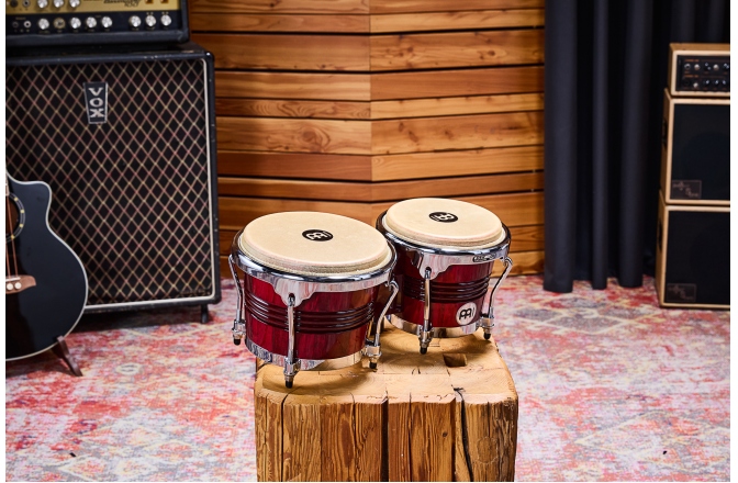 Set Bongos Meinl Marathon Exclusive Serie Bongo 6 3/4"- 8" Hembra -  Wine Red