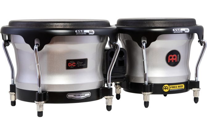 Set Bongos Meinl Percussion Artist Series Diego Camacho Signature 7'' & 8 1/2'' Bongo - Pearl Grey