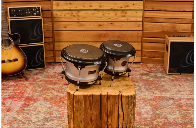 Set Bongos Meinl Percussion Artist Series Diego Camacho Signature 7'' & 8 1/2'' Bongo - Pearl Grey