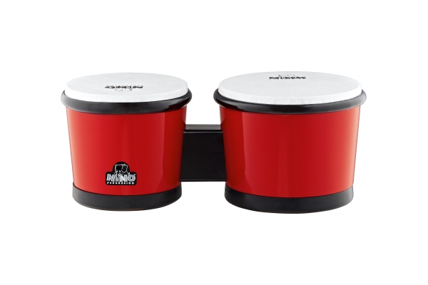 Bongo ABS Plastic - 16,51cm (6 1/2") & 19,05cm (7 1/2") - Red Bongo ABS Plastic - 16,51cm (6 1/2") & 19,05cm (7 1/2") - Red