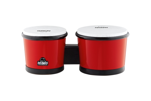 Bongo ABS Plastic - 16,51cm (6 1/2") &#38; 19,05cm (7 1/2") - Red