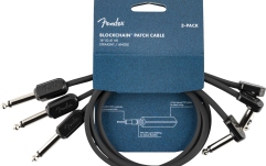 Set cabluri Patch Fender Blockchain 16" Patch Cable 3-pack Straight/Angled