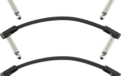 Set cabluri Patch Fender Blockchain 4" Patch Cable 3-Pack Angle/Angle