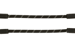 Set Cabluri Patch Fender Deluxe Series Patch Cables (2-Pack) Angle/Angle 6" Black Tweed