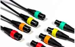 Set Cabluri XLR Colorate Zoom XLR-4C/CP