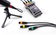 Set Cabluri XLR Colorate Zoom XLR-4C/CP