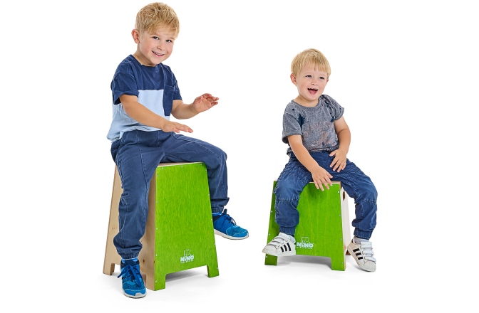 Set cajon-uri Nino Percussion Stackable Classroom Cajon Group Rhythm Set - 7 pcs