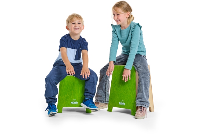 Set cajon-uri Nino Percussion Stackable Classroom Cajon Group Rhythm Set - 7 pcs