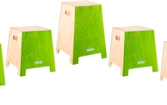 Set cajon-uri Nino Percussion Stackable Classroom Cajon Group Rhythm Set - 7 pcs