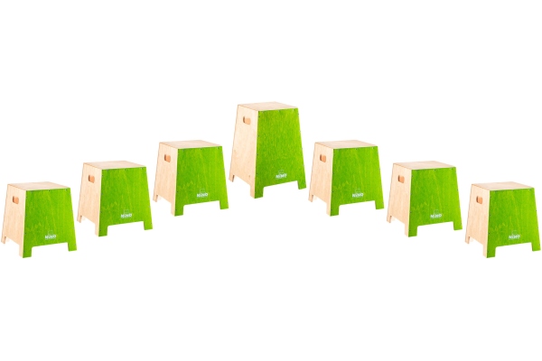 Stackable Classroom Cajon Group Rhythm Set - 7 pcs Stackable Classroom Cajon Group Rhythm Set - 7 pcs