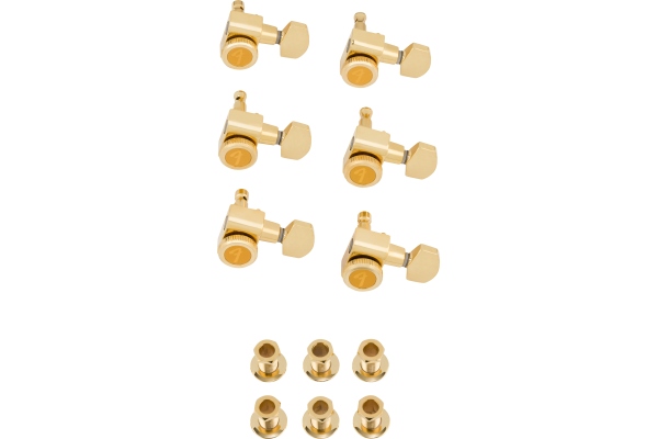 Locking Stratocaster/Telecaster Staggered Tuning (Gold) 