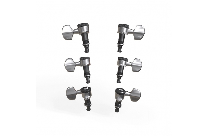 Set Chei de Acordaj cu Blocare Daddario Auto-Trim Locking Tuning Machines 3 Per Side - Chrome