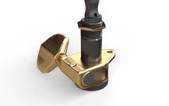 Set Chei de Acordaj cu Blocare Daddario Auto-Trim Locking Tuning Machines 3 Per Side - Gold
