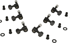 Set Chei de Acordaj Traveler Traveler Guitar  - Guitar Locking Tuner Set, 3+3 - Black