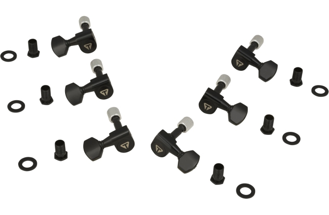 Set Chei de Acordaj Traveler Traveler Guitar  - Guitar Locking Tuner Set, 3+3 - Black