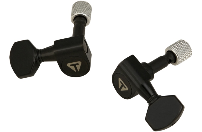 Set Chei de Acordaj Traveler Traveler Guitar  - Guitar Locking Tuner Set, 3+3 - Black