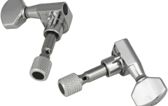 Set Chei de Acordaj Traveler Traveler Guitar  - Guitar Locking Tuner Set, 3+3 - Chrome