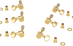 Set Chei de Acordaj Traveler Traveler Guitar  - Guitar Locking Tuner Set, 3+3 - Gold