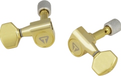 Set Chei de Acordaj Traveler Traveler Guitar  - Guitar Locking Tuner Set, 3+3 - Gold