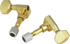 Set Chei de Acordaj Traveler Traveler Guitar  - Guitar Locking Tuner Set, 3+3 - Gold