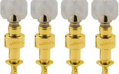 Set cheițe Banjo Grover 120G Geared Banjo Pegs Gold