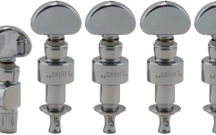 Set cheițe Banjo Grover 121C5 Geared Banjo Pegs Chrome