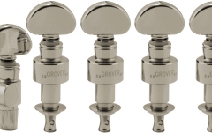 Set cheițe Banjo Grover 121N5 Geared Banjo Pegs Nickel