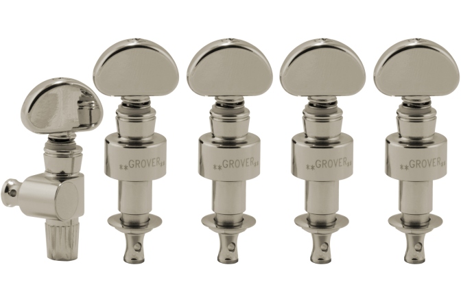 Set cheițe Banjo Grover 121N5 Geared Banjo Pegs Nickel