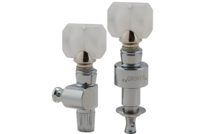 Set cheițe Banjo Grover 122C5 Geared Banjo Pegs Chrome