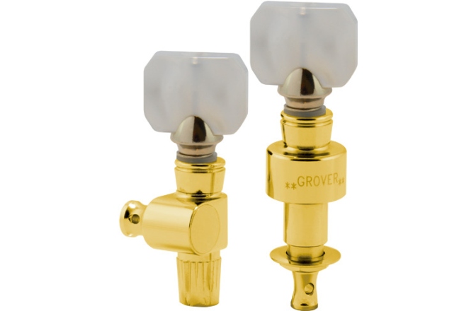 Set cheițe Banjo Grover 122G5 Geared Banjo Pegs Gold