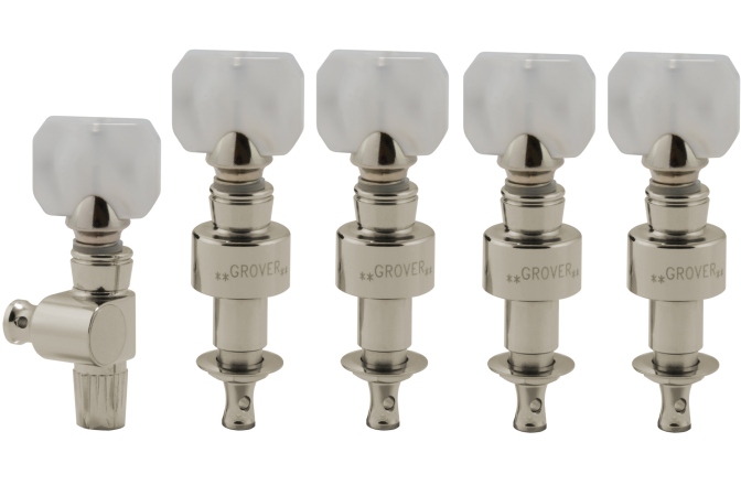 Set cheițe Banjo Grover 122N5 Geared Banjo PegsNickel