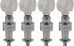 Set cheițe Banjo Grover 123C Geared Banjo Pegs Chrome