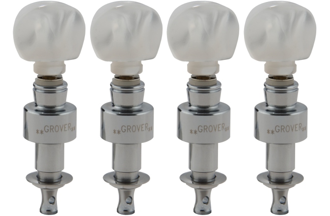 Set cheițe Banjo Grover 123C Geared Banjo Pegs Chrome