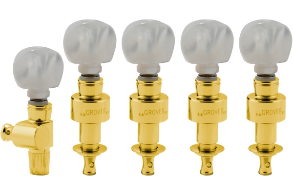 124G5 Geared Banjo Pegs Gold 124G5 Geared Banjo Pegs Gold
