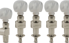 Set cheițe Banjo Grover 124N5 Geared Banjo Pegs Nickel