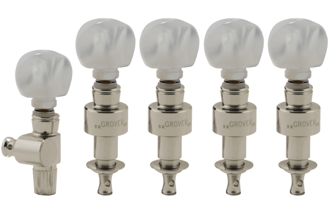 Set cheițe Banjo Grover 124N5 Geared Banjo Pegs Nickel
