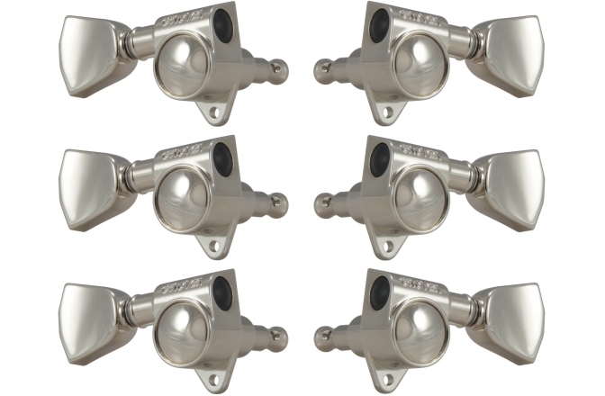 Set cheițe chitară Grover 102-18NK Original Rotomatics Guitar Machine Heads 3 + 3 Nickel