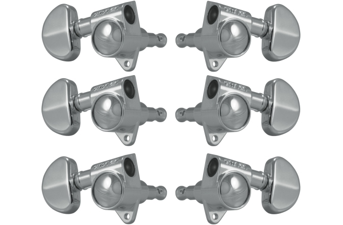 Set cheițe chitară Grover 102C Original Rotomatics 3 + 3 Chrome
