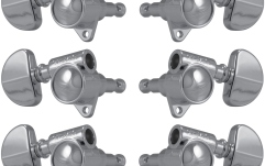 Set cheițe chitară Grover 102CV Original 'Milk Bottle' Style Rotomatics 3 + 3 Chrome