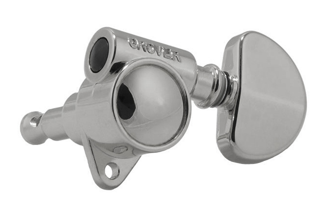 Set cheițe chitară Grover 102CV Original 'Milk Bottle' Style Rotomatics 3 + 3 Chrome