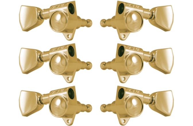 Set cheițe chitară Grover 102GK Original Rotomatics 3 + 3 Gold