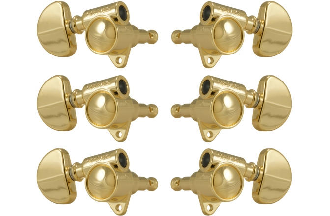 Set cheițe chitară Grover 102GV Original 'Milk Bottle' Style Rotomatics 3 + 3 Gold