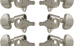 Set cheițe chitară Grover 102NV Original 'Milk Bottle' Style Rotomatics 3 + 3 Nickel
