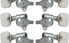Set cheițe chitară Grover 103C Original 'Milk Bottle' Style Rotomatics 3 + 3 Chrome