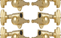 Set cheițe chitară Grover 109-18G Super Rotomatics 3 + 3 Gold