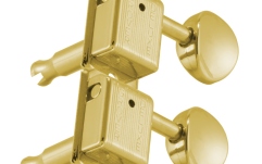 Set cheițe chitară Grover 133G6 Deluxe  6-in-Line Left Side Gold