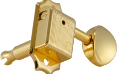 Set cheițe chitară Grover 133G6 Deluxe  6-in-Line Left Side Gold